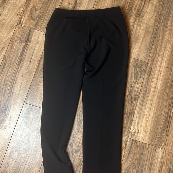 Lafayette 148 New York Slim Black Pants Women’s 8 Bleeker Stretch Dress Trousers - Picture 8 of 10